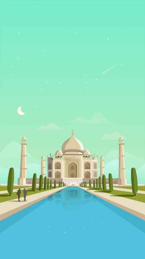 1 Wallpaper Ramadhan, Wallpaper Minimal, Wallpaper Estetika, Minimal Wallpaper, Free Phone Wallpaper, Phone Art, Trendy Wallpaper, Wallpapers Iphone, Landscape Illustration