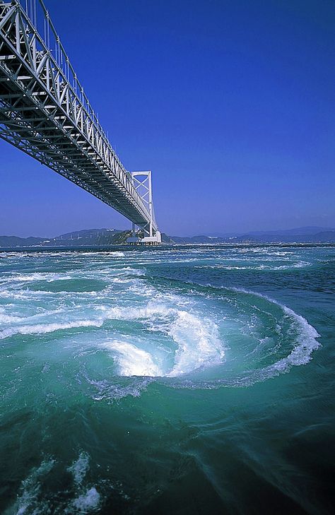 Bridge Over Water, Awaji Island, Bridge Over Troubled Water, Under The Bridge, Tokushima, Halong Bay, Amazing Buildings, Edinburgh Scotland, A Bridge