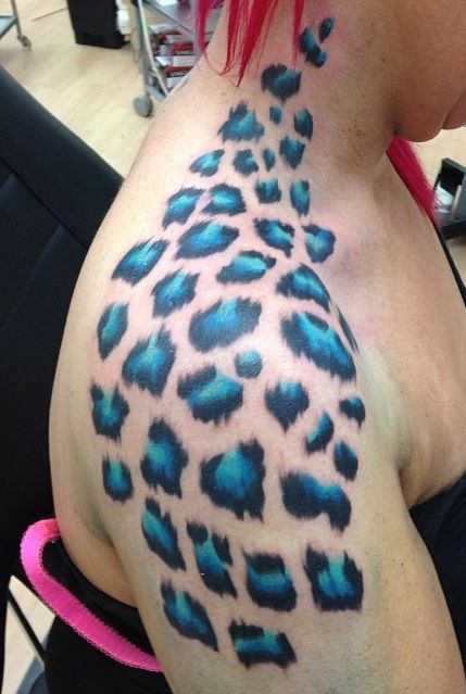 Leopard Images, Nails Sophisticated, Summer Tattoo Ideas, Trippy Nails, Leopard Print Tattoos, Nails Cheetah, Lower Leg Tattoos, Cheetah Spots, Unusual Tattoo