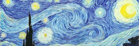 Blue Twitter Header, فنسنت فان جوخ, World Famous Paintings, Cute Twitter Headers, Cute Headers For Twitter, Fb Cover Photos, 2160x3840 Wallpaper, Twitter Header Pictures, Arte Van Gogh