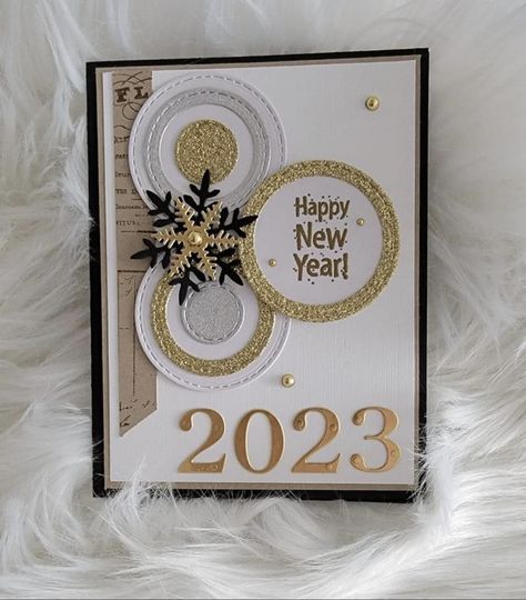 New Year Card Messages, Christmas Box Frames, New Year Cards Handmade, New Years Cards, Thumbprint Art, Asian Cards, Happy Birthday Frame, Happy New Year Cards, Happy New Year Greetings