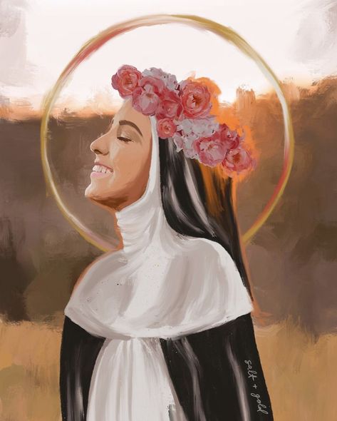 Rose Of Lima, St Rose Of Lima, St Maria, Santa Rita, Catholic Quotes, Jesus Art, Gold Collection, Catholic Faith, Anime Scenery