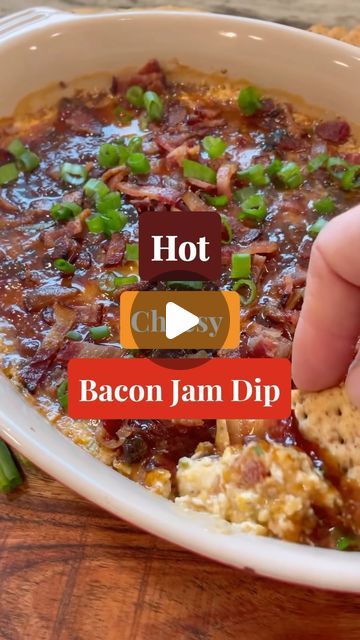 Terrapin Ridge Farms on Instagram: "Hot Cheesy Bacon Jam Dip 😋😋😋   Thank you for this DELICIOUS recipe @tidal_tastes ❤️   Bacon Jam, Easy Hot Dips, Cream Cheese Dips, Pepper Jelly, Appetizer Recipes  #terrapintastes #terrapinridgefarms" Pimento Cheese With Bacon Jam, Hot Pepper Bacon Jam Uses, Bacon Jam Appetizer Snacks, Pepper Jelly Bacon Cheese Dip, Cheesy Bacon Pepper Jelly Dip, Cream Cheese And Jam Appetizer, Hot Pepper Bacon Jam Recipe, Dips Cream Cheese, Easy Hot Dips