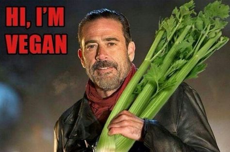 Vegan Meme, Carl The Walking Dead, Negan Twd, Twd Memes, Twd Funny, Walking Dead Funny, Vegan Memes, Walking Dead Memes, Z Nation