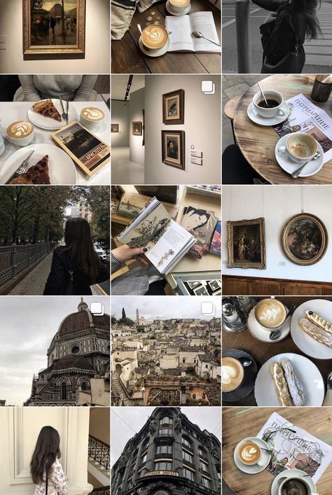 Vintage Ig Feed, Instagram Blogger Aesthetic, Instagram Feed Organizer, Instagram Feed Theme Layout, Instagram Feed Goals, Instagram Account Ideas, Instagram Feed Tips, Ig Feed Ideas, Best Instagram Feeds