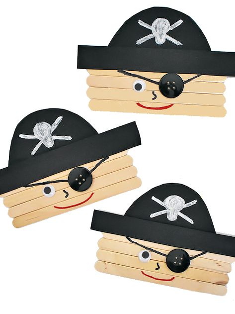 Pirate Crafts Preschool, Pirate Ship Craft, Pirate Craft, Pirate Activities, Pirate Crafts, Fun Summer Crafts, Summer Camp Crafts, Pirate Art, Pirate Day