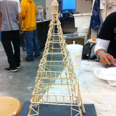 Eiffel Tower out of toothpicks! Eiffel Tower, Tower, Art