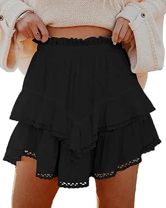 Chino Pants Women, Short Pollera, Chiffon Summer Dress, Mini Skater Skirt, Crochet Shorts, Flowy Shorts, Shorts For Women, Boho Casual, Cute Skirts