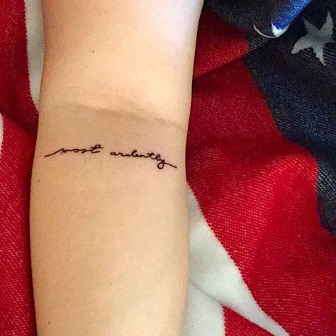 "I love you... Most Ardently." -Mr. Darcy tattoo inspired by Pride and Prejudice. Pride Tattoo, Most Ardently, Bookish Tattoos, Tattoo Project, Dainty Tattoos, Time Tattoos, Dope Tattoos, Tattoo Placement, Minimal Tattoo