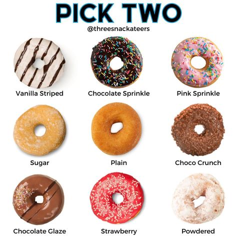 Donut Design, Types Of Donuts, Store Bought Snack, Powdered Donuts, Mini Doughnuts, Snack Attack, Quick Easy Snacks, Food Picks, Easy Snack Recipes