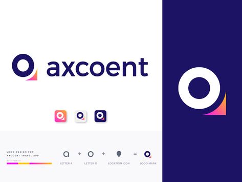 Axcoent Travel App Logo by Md Rasel on Dribbble Travel Logo Design, Logo Voyage, App Logo Design, Logo Travel, Startup Logo, Logo Presentation, Logo Application, Real Estate Logo Design, Restaurant Logo