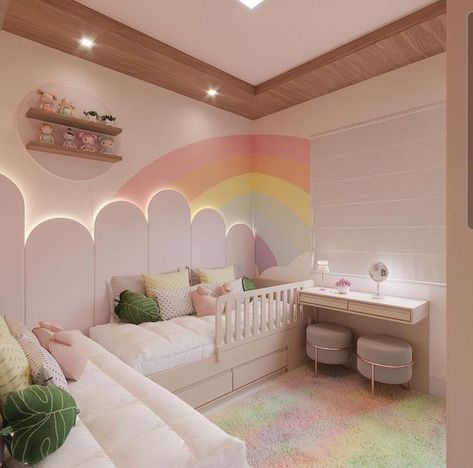 Girls Bedroom Ideas 6 Yrs Old, Kids Room Interior Design, Kids Bedroom Inspiration, Kids Bedroom Designs, Girly Room, Toddler Rooms, Girl Bedroom Designs