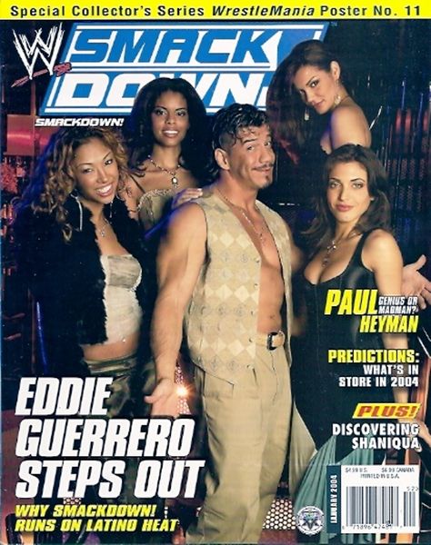 January 2004 Wwe Magazine, Wwe Superstar John Cena, Wwe Funny, Eddie Guerrero, Wwe Pictures, Wwe Smackdown, Wrestling Superstars, No Way Out, Wrestling Wwe