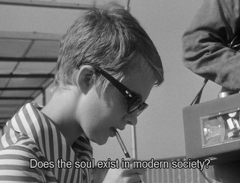 No it doesnt : i could write about this for a long time but im not in the mood to rn lol Terrence Loves You, Cinema Quotes, Jean Seberg, French New Wave, Jean Luc Godard, I Love Cinema, Movie Lines, Film Quotes, Tv Quotes