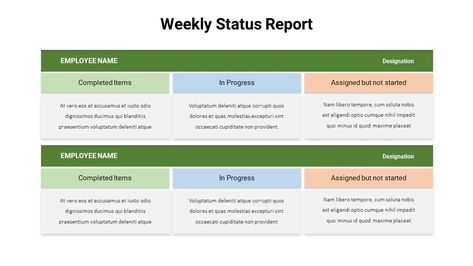 It is necessary to present a weekly report for most of the jobs. The weekly status report will involve the tasks which have been completed, the tasks which are in progress, and the ones that are yet to be started. With a template, you can save time designing a weekly report every time. Just make The post Weekly Status Report appeared first on SlideBazaar. Weekly Status Report, Weekly Report, Project Management Templates, Time Design, Report Template, Project Management, Save Time, Powerpoint Templates, Vector Design