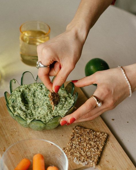 WOLF CIRCUS JEWELRY’s Instagram post: “@meesh.coles is serving up another perfect snack recipe on our stories today. This Garlic-Dill Cashew Dip is anti-inflammatory, anti-viral,…” Cashew Dip, Circus Jewelry, Wolf Circus, Brand Photography, Photography Products, Cashew, Avocado Toast, Circus, Dip