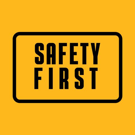 Check out this awesome 'SAFETY+FIRST' design on @TeePublic! Safety Aesthetic, Safety Logo Design Ideas, Hand Safety Slogans, Safety Logo, Safety Slogans Posters, Rei Clothing, Industrial Safety Slogans, Factory Safety Signs, Health And Safety Poster