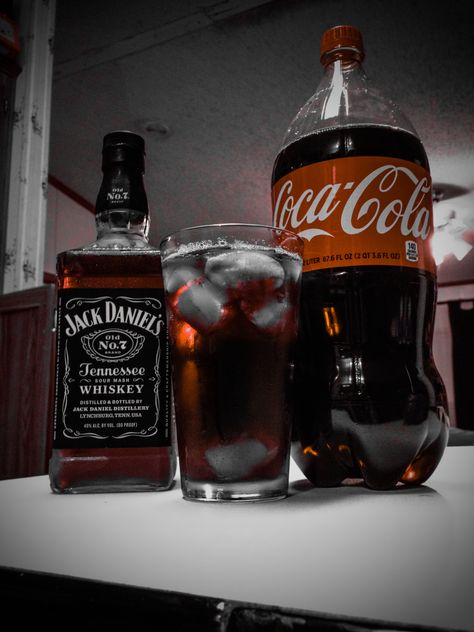 Jack and coke:  let's get this party started. Coke Jack Daniels, Rum And Coke Aesthetic, Alfonso Coke, Whiskey And Coke, Jack Daniels Drinks, Charlie Davis, Rum And Coke, Baddie Stuff, Jack And Coke