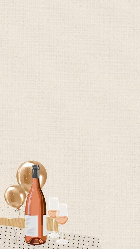 Aesthetic champagne celebration phone wallpaper, paper textured background | premium image by rawpixel.com / Chutima Tabklai Aesthetic Champagne, Champagne Background, New Year Wishes Cards, Iphone Wallpaper Pink, Wallpapers 2023, Champagne Celebration, Wine Wallpaper, Happy Birthday Invitation Card, Celebration Illustration