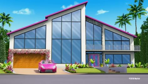 Barbie Dream House Drawing, Barbie Life In The Dreamhouse Summer, Barbie Dream House Background, Barbie Dream House Adventures Wallpaper, Barbie Dream House Adventures Room, Stacie Barbie Life In The Dreamhouse, House Elements, Barbie Images, Cafe House