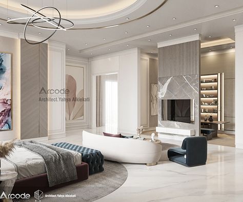 Big Bedroom Luxury, Rich Bedroom Luxury, Luxury Bedroom Design Master Suite, Big Bedrooms, Bedroom Interior Design Luxury, Modern Luxury Bedroom, Luxury Bedroom Design, Luxury Bedroom Master, Living Room Design Decor