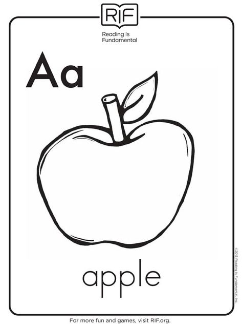 Letter A Coloring Pages, Abc Coloring Pages, Preschool Coloring Pages, Abc Coloring, The Letter A, Thanksgiving Coloring Pages, Printable Alphabet, Apple Coloring, Alphabet Coloring Pages