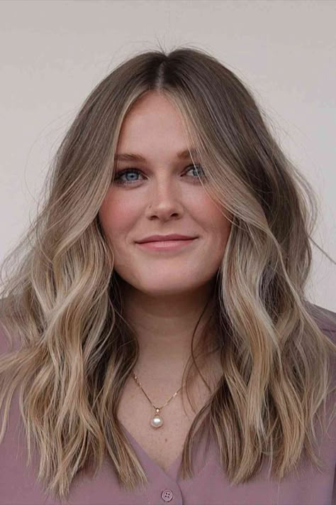 Face-Framing Dishwater Blonde Highlights on Mid-Length Hair Dirty Blonde Money Piece, Blonde Color Ideas, Dishwater Blonde Hair, Natural Dark Blonde Hair, Dishwater Blonde, Cool Blonde Highlights, Natural Dark Blonde, Face Framing Hair, Blonde Hair Colors