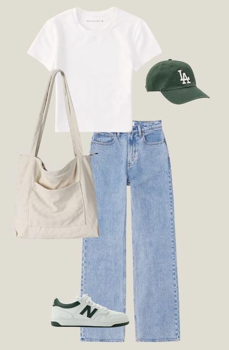 Student Casual Outfits, Basic Outfits For College Women, Casual Outfits School Summer, Older College Student Outfits, College Outfits Philippines, Minimalistic School Outfits, College School Fits, Fall Back To School Outfits College, College Outfits With Jeans