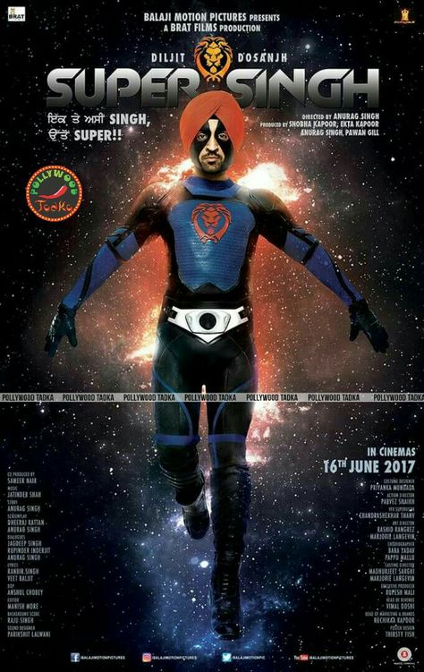 Super singh punjabi movie poster diljit dosanjh Super Singh, Diljit Dosanjh, Mexican Women, Movies 2017, 2 Movie, Morning Pictures, Movie Releases, Hindi Movies, Bollywood Movies