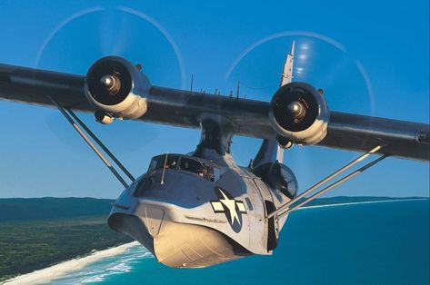 Pby Catalina, Amphibious Aircraft, Sea Plane, Flying Vehicles, Flying Boat, Ww2 Planes, Air Space, Wwii Aircraft, Ww2 Aircraft