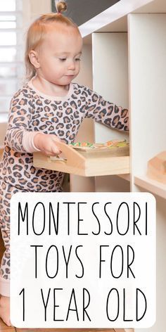 Montessori Play 1 Year, Educational Toys For One Year Old, 1 Year Montessori Toys, Montessori For One Year Old, Montessori Toys For One Year Old, Montessori Gifts For One Year Old, Montessori Toys For 1 Year, One Year Old Montessori Room, Montessori 1 Year Activities