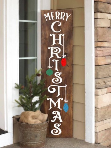 Leaner Boards, Shutter Diy, Sled Decor, Porch Leaners, Christmas Signs Diy, Boho Christmas Decor, Christmas Wooden Signs, Christmas Idea, Christmas Stencils