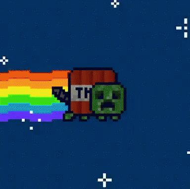 Zombie Nyan Cat, Evil Nyan Cat, Nyan Cat Gif, Nyan Cat Scene, Nyan Cat And Tac Nyan, Perler Bead Nyan Cat, Nya Cat, Scene Icons, Nyan Nyan