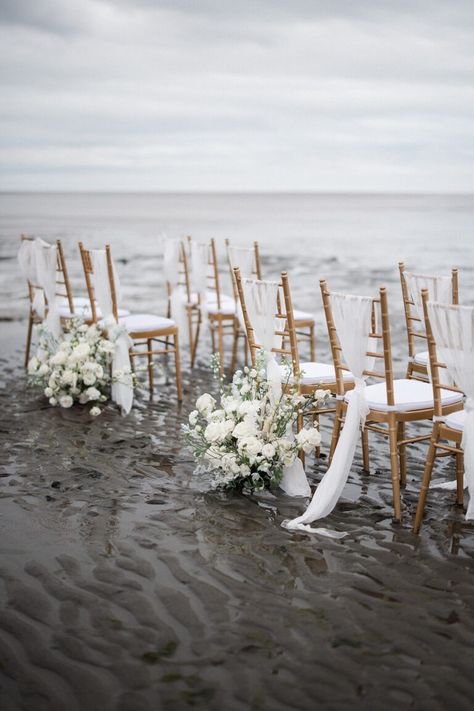 Wind + Water Wedding Inspiration  West Coast Weddings Photography  Allison Taylor Creative Decor & Florals: Divine Decor Chairs:  Vancouver Chiavari Chairs Invitations: Studio Lavender Beauty: Makeup by Supernova  Jewelry: Kara Yoo Shoes: Bella Belle Dress: Jenny Yoo Cake: True Confections Models @alice_saiko_ #beachwedding #beachtableau #pnwwedding #vancouverwedding #chiavarichairs #beachvibes #weddingflorals #whitepalette #weddinginspiration #chiavarichairdecor #pnw #oceansidevibe #whitefloral Water At Wedding Ceremony, West Coast Beach Wedding, Wind And Sea Big Sur Wedding, Chiavari Chairs Decor, Ocean View Wedding Ceremony, West Coast Wedding, Water Wedding, Woodsy Wedding, Vancouver Wedding