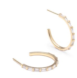 These are a Few of My Favorite Things - Get Your Pretty On Baguette Hoop Earrings, Necklaces Trendy, Staple Earrings, Your Pretty, Trendy Bracelets, Link Earrings, Diamond Earring, Ball Pendant, Affordable Jewelry