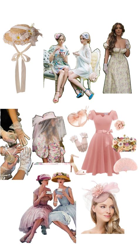 Garden Tea Party Outfit, Tea Party Outfit, Garden Tea Party, High Tea Party, Party Inspo, Tea Party Garden, Inspired Outfits, Fancy Outfits, High Tea