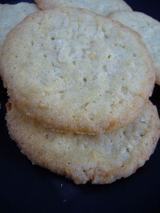 Swedish Coconut Cookies, Swedish Butter Cookies Recipe, Refrigerator Cookies, Coconut Cookies Recipes, Oatmeal Coconut Cookies, Land O Lakes, Coconut Cookies, Melt In Your Mouth, Cookie Sheet