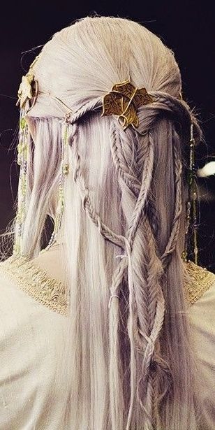 Vintage Makeup Wedding, Elvish Hairstyles, Elven Hair, Elven Hairstyles, Unique Braided Hairstyles, Elf Hair, Medieval Hairstyles, Wedding Braids, Viking Hair