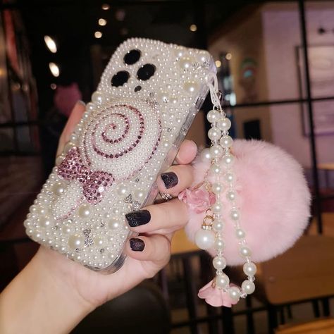 Lollipop Phone, Fun Wallpaper, Pretty Iphone Cases, Glitter Case, Flower Phone Case, Jewelry Unique, Cute Phone Cases, Sparkle Diamonds, Lollipop