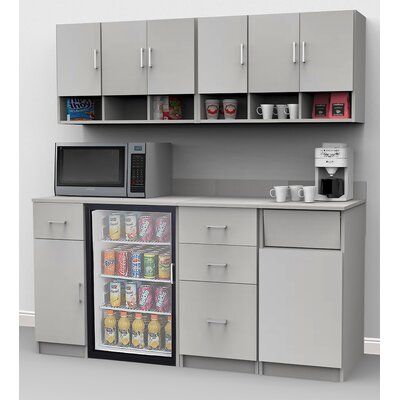 Break Room Design, Office Break Room, Office Pantry, Best Kitchen Cabinets, Staff Room, Lunch Room, Office Room Decor, Small Space Organization, Room Redesign