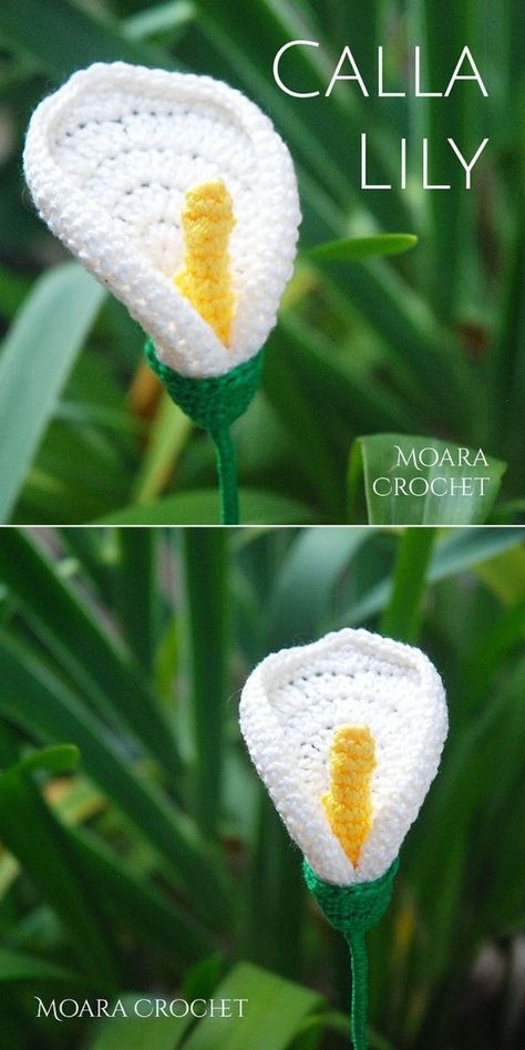 Matching Crochet, Bouquet Crochet, Beau Crochet, Crochet Flowers Easy, Crocheted Flower, Lily Pattern, Crochet Flowers Free Pattern, Crochet Bouquet, Step By Step Crochet