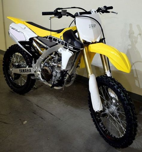 2016 Yamaha YZ450F 60th Anniversary MX 4-Stroke Dirt Bike for sale Yellow Dirt Bike, Dirt Bike For Sale, Dirtbikes For Sale, 125cc Dirt Bike, Dirt Bikes For Sale, Bike Gang, Yamaha Dirt Bikes, Motor Trail, Yamaha 125