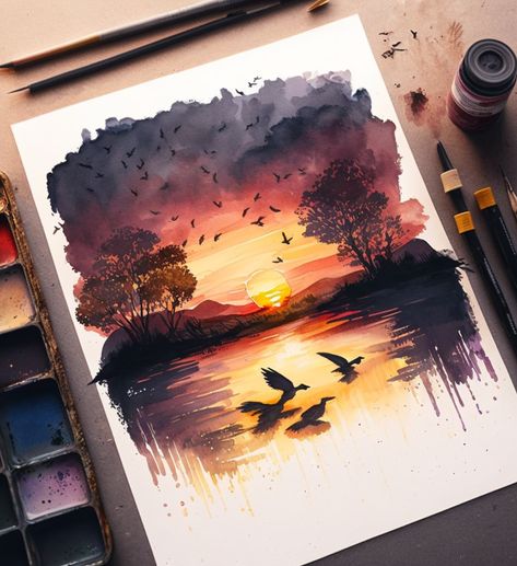 😀Step into a World of Fantastical Wonders with These Watercolor Paintings! Discover 20 breathtaking watercolor paintings that will take you on a journey to the verge of fantasy. From whimsical landscapes to surreal creatures, these paintings will inspire your imagination. Unleash your creativity and explore the world of watercolor fantasy! #WatercolorMagic #FantasyArt #ArtisticInspiration Fantasy Landscape Watercolor, Surreal Creatures, Watercolor Ideas, Color Magic, Fantasy Paintings, Watercolour Art, The Verge, Best Of The Best, Explore The World