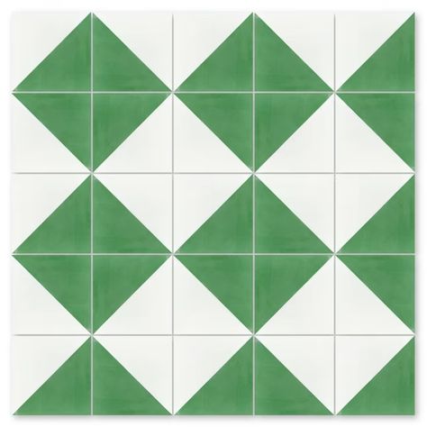 Villa Lagoon Tile Man Overboard Green and White 16-Pack 8-in x 8-in Unglazed Cement Patterned Floor and Wall Tile in the Tile department at Lowes.com Cream Floor Tiles, Man Overboard, Villa Lagoon Tile, Striped Tile, Painting Tile Floors, White Ceramic Tiles, Tile Texture, Cement Wall, Patio Tiles