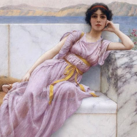 Lady Lever Art Gallery, Waterhouse Paintings, William Godward, John William Godward, Lawrence Alma Tadema, Pre Raphaelite Art, John William Waterhouse, Rennaissance Art, Pre Raphaelite