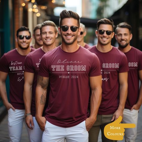 Custom Stag Party T Shirts, Team Groom T Shirt, Stag Crew Shirts, Bachelor Party Shirts, Personalised Bachelor Shirts, Bachelor Gifts 4XL UK Guys Trip, Bachelor Party Shirts, Team Groom, Party T Shirts, Bachelor Gifts, Wedding Party Shirts, Stag Do, Stag Party, Crew Shirt