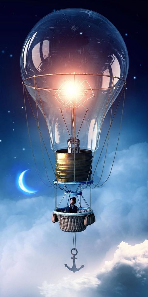 Dream Art Surrealism, Surreal Artwork, Affinity Photo, Matte Painting, Aesthetic Photography Nature, 판타지 아트, Surreal Art, Hot Air Balloon, Air Balloon