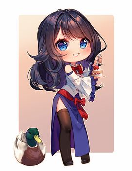 Peace Of Cake, Hyanna Natsu, Chibi Girl Drawings, Aphmau Fan Art, Chibi Anime Kawaii, Cute Emoji, Chibi Girl, Cute Anime Chibi, Kawaii Chibi