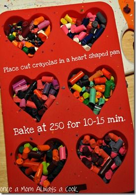 Melted Crayon Heart, Melted Crayon Crafts, Heart Shaped Crayons, Crayon Valentines, Melted Crayons, Diy Crayons, Crayon Crafts, Crayon Heart, Broken Crayons