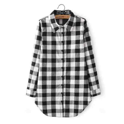 Long plaid coat